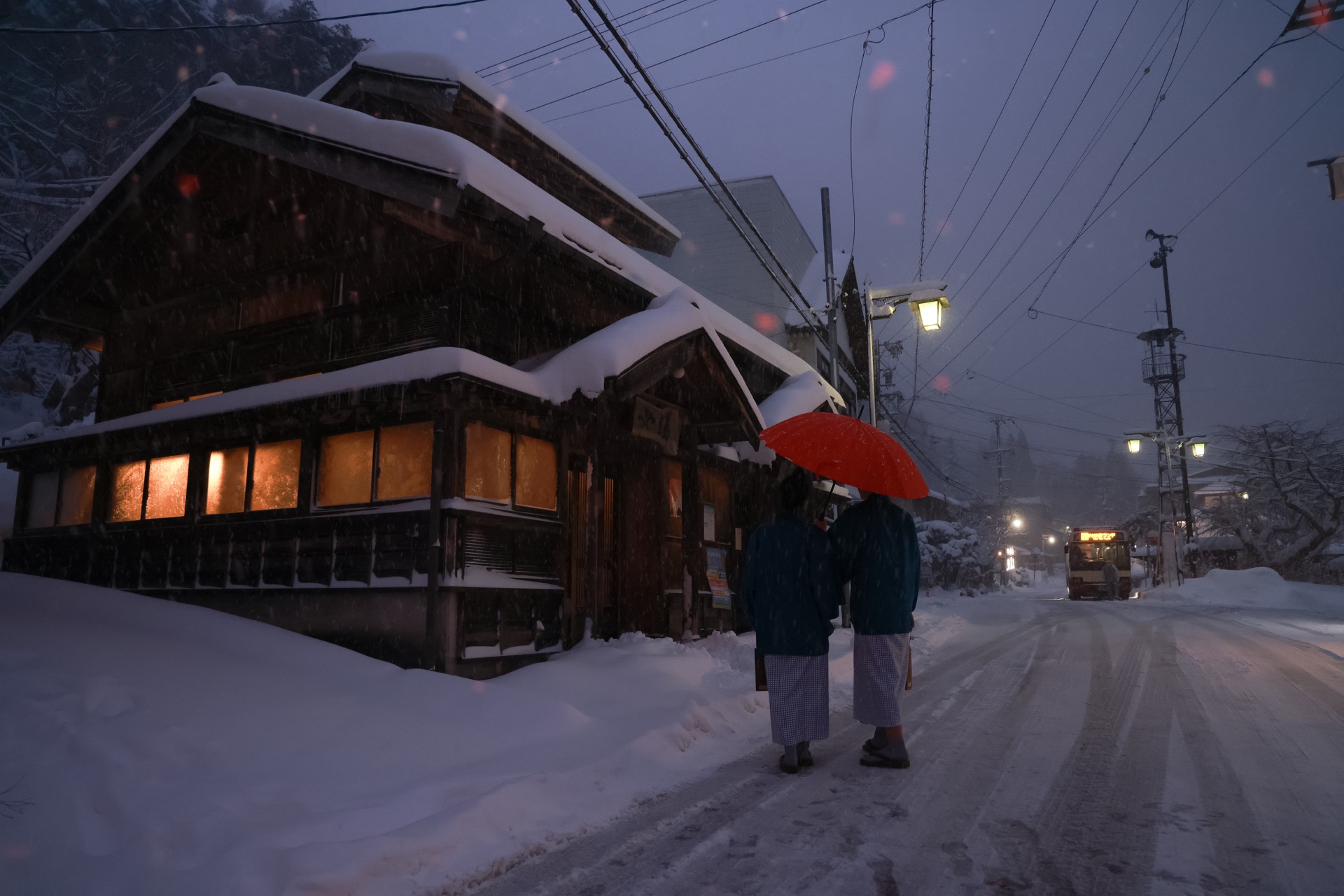 浴衣で楽しむ山田温泉の外湯めぐり